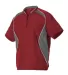 Badger Sportswear 3JSS13Y Youth Short Sleeve Baseb Cardinal side view