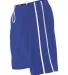 Badger Sportswear 579PP Dri-Mesh Pocketed Training Royal/ White side view