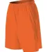 Badger Sportswear 598KPPY Youth Training Shorts wi Orange side view