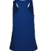 Badger Sportswear 4966 Women's Triblend Racerback Royal back view