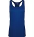 Badger Sportswear 4966 Women's Triblend Racerback Royal front view