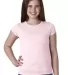 Next Level 3710 The Princess Tee in Light pink front view