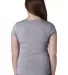 Next Level 3710 The Princess Tee in Heather gray back view