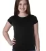 Next Level 3710 The Princess Tee in Black front view
