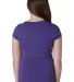 Next Level 3710 The Princess Tee in Purple rush back view
