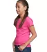 Next Level 3710 The Princess Tee in Raspberry side view