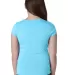 Next Level 3710 The Princess Tee in Tahiti blue back view