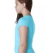 Next Level 3710 The Princess Tee in Tahiti blue side view