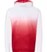 Badger Sportswear 1403 Ombre Hooded Sweatshirt Red front view