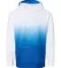 Badger Sportswear 1403 Ombre Hooded Sweatshirt Royal front view