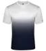 Badger Sportswear 2203 Youth Ombre T-Shirt Navy front view