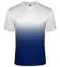 Badger Sportswear 2203 Youth Ombre T-Shirt Royal front view