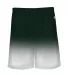 Badger Sportswear 2206 Youth Ombre Shorts Forest front view