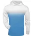 Badger Sportswear 2403 Youth Ombre Hooded Sweatshi Columbia Blue front view