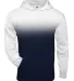 Badger Sportswear 2403 Youth Ombre Hooded Sweatshi Navy front view