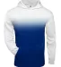 Badger Sportswear 2403 Youth Ombre Hooded Sweatshi Royal front view