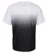 Badger Sportswear 4203 Ombre T-Shirt Black back view