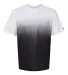 Badger Sportswear 4203 Ombre T-Shirt Black front view