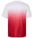 Badger Sportswear 4203 Ombre T-Shirt Red back view