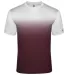 Badger Sportswear 4203 Ombre T-Shirt Maroon front view