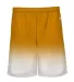 Badger Sportswear 4206 Ombre Shorts Gold front view