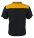 Badger Sportswear GPL6 Colorblock Gameday Basic Sp Black/ Gold back view