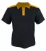 Badger Sportswear GPL6 Colorblock Gameday Basic Sp Black/ Gold front view