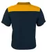 Badger Sportswear GPL6 Colorblock Gameday Basic Sp Navy/ Gold back view