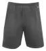 Badger Sportswear 1207 Athletic Fleece Shorts Charcoal front view