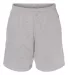 Badger Sportswear 1207 Athletic Fleece Shorts Oxford front view
