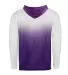 Badger Sportswear 2205 Youth Ombre Long Sleeve Hoo Purple back view
