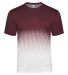 Badger Sportswear 2220 Youth Hex 2.0 T-Shirt in Maroon front view