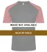 Badger Sportswear 2230 Youth Breakout T-Shirt Black/ Gold front view