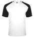 Badger Sportswear 2230 Youth Breakout T-Shirt in White/ black front view