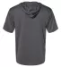 Badger Sportswear 4123 B-Core Hooded T-Shirt Graphite back view