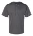 Badger Sportswear 4123 B-Core Hooded T-Shirt Graphite front view