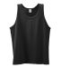 Augusta Sportswear 181 YOUTH POLY/COTTON ATHLETIC  in Black front view