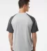 Badger Sportswear 4230 Breakout T-Shirt in Silver/ graphite back view
