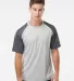 Badger Sportswear 4230 Breakout T-Shirt in Silver/ graphite front view
