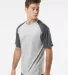 Badger Sportswear 4230 Breakout T-Shirt in Silver/ graphite side view