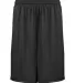 Badger Sportswear 4127 Pocketed 7" Shorts Black front view