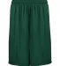 Badger Sportswear 4127 Pocketed 7" Shorts Forest front view