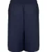 Badger Sportswear 4127 Pocketed 7" Shorts Navy back view