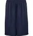 Badger Sportswear 4127 Pocketed 7" Shorts Navy front view