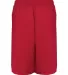 Badger Sportswear 4127 Pocketed 7" Shorts Red back view