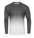 Badger Sportswear 2224 Youth Hex 2.0 Long Sleeve T in Graphite front view