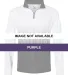 Badger Sportswear 4222 Hex 2.0 Quarter Zip Pullove Purple front view