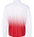Badger Sportswear 4222 Hex 2.0 Quarter Zip Pullove in Red back view