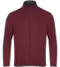 Badger Sportswear 7721 Blitz Outer-Core Jacket in Maroon/ graphite front view