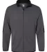 Badger Sportswear 7721 Blitz Outer-Core Jacket in Graphite/ black front view